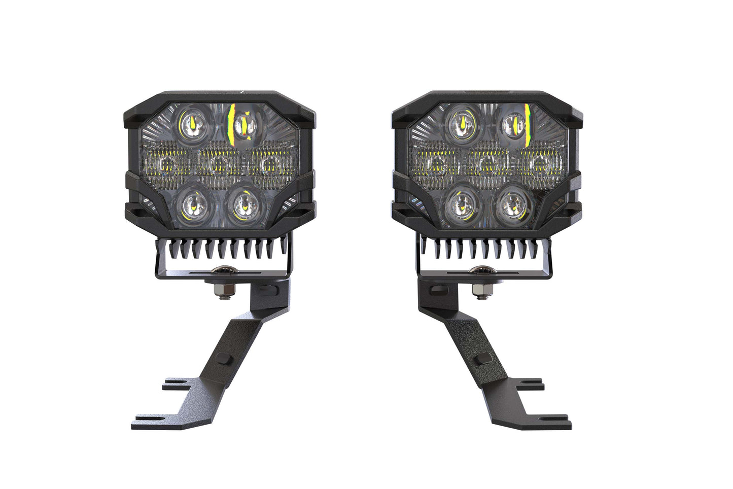 Morimoto BigBanger Ditch Light Kit: 19-24 Sierra 1500 (HXB White Spot Beam) - Off Road - Veh. Spec (Image 2 of 6)