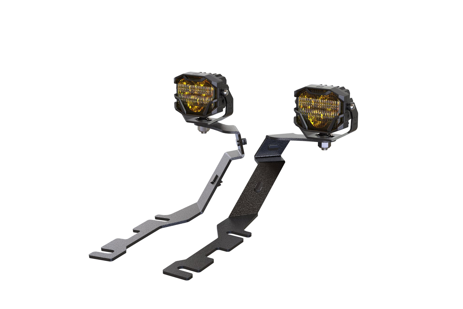 Morimoto 4Banger Ditch Light Kit: 19-24 Ram 1500 (HXB Yellow SAE Wide Beam) - Off Road - Veh. Spec (Image 1 of 6)