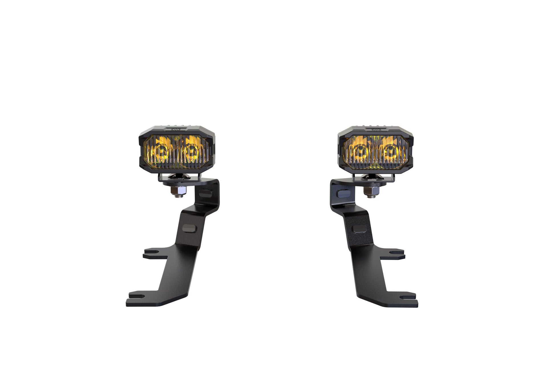 Morimoto 2Banger Ditch Light Kit: 19-24 Silverado 1500 (NCS Yellow Spot Beam) - Off Road - Veh. Spec (Image 2 of 6)