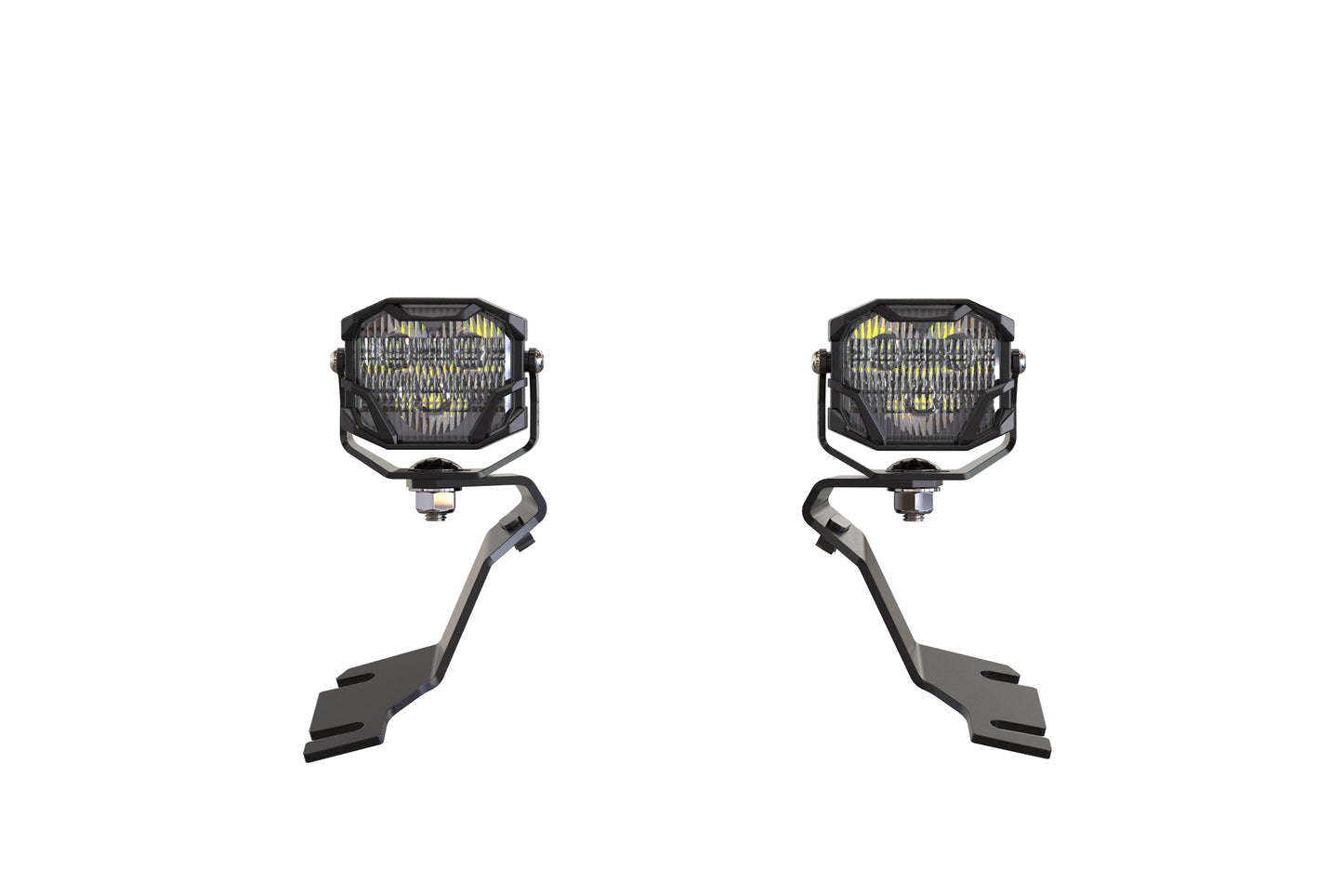 Morimoto 4Banger Ditch Light Kit: 13-26 Ford Transit (NCS Yellow Spot Beam) - Off Road - Veh. Spec (Image 2 of 6)