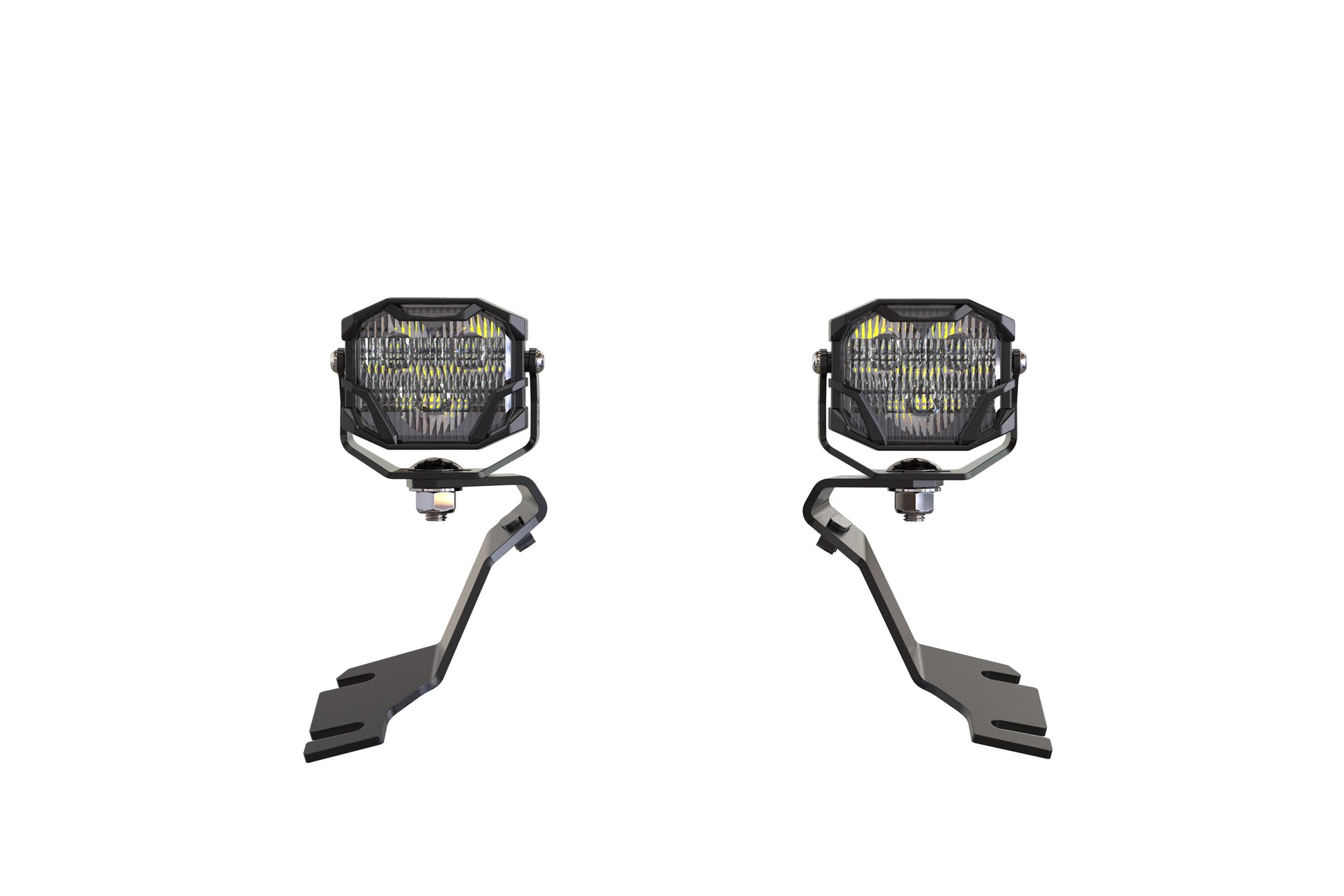 Morimoto 4Banger Ditch Light Kit: 13-26 Ford Transit (NCS Yellow Spot Beam) - Off Road - Veh. Spec (Image 2 of 6)