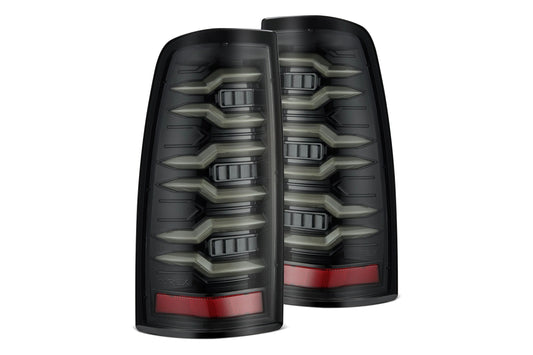 AlphaRex (LUXX-Series) 1999-2006 Chevrolet Silverado/GMC Sierra LED Tail Lights - Alpha-Black - Tail Lights (Image 1 of 6)