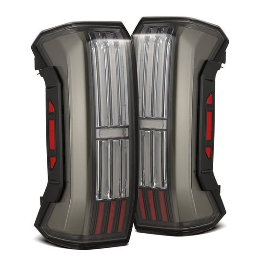 AlphaRex (NOVA-Series) 2022-2024 Toyota Tundra Prismatic LED Tail Lights - Black - Tail Lights (Image 1 of 6)