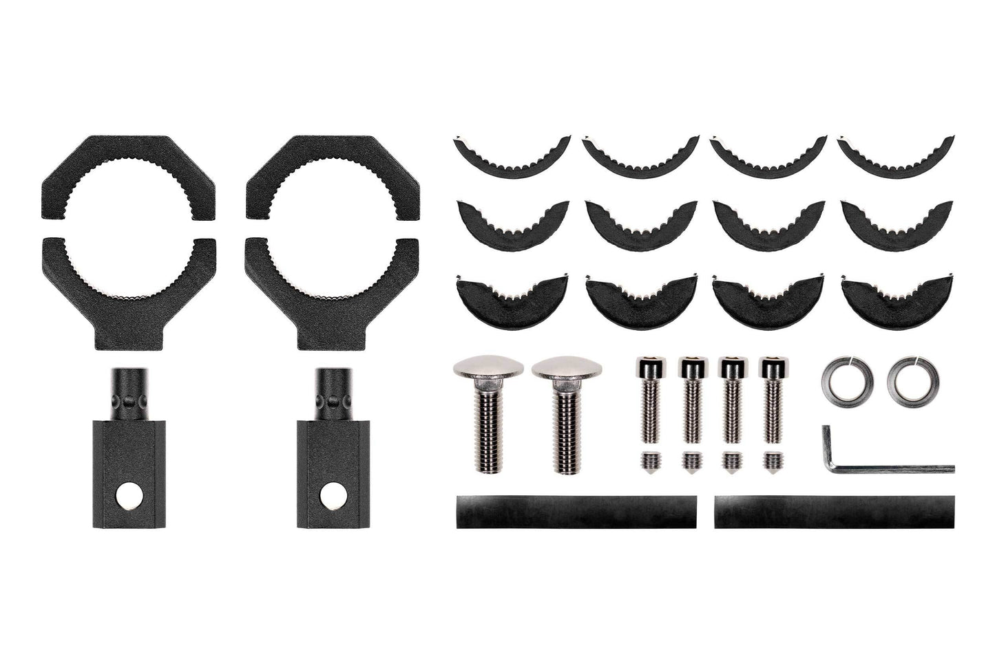 Banger Mounts: Tube Clamp (Set) - Off Road - Veh. Spec (Image 3 of 6)
