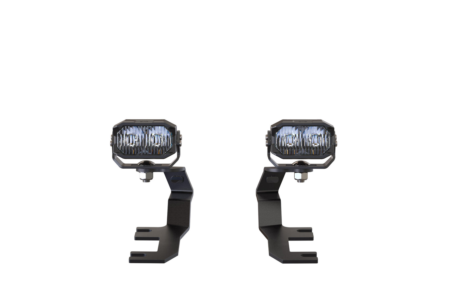 Morimoto 2Banger Ditch Light Kit: 15-22 Canyon (NCS Yellow SAE Wide Beam) - Off Road - Veh. Spec (Image 2 of 6)