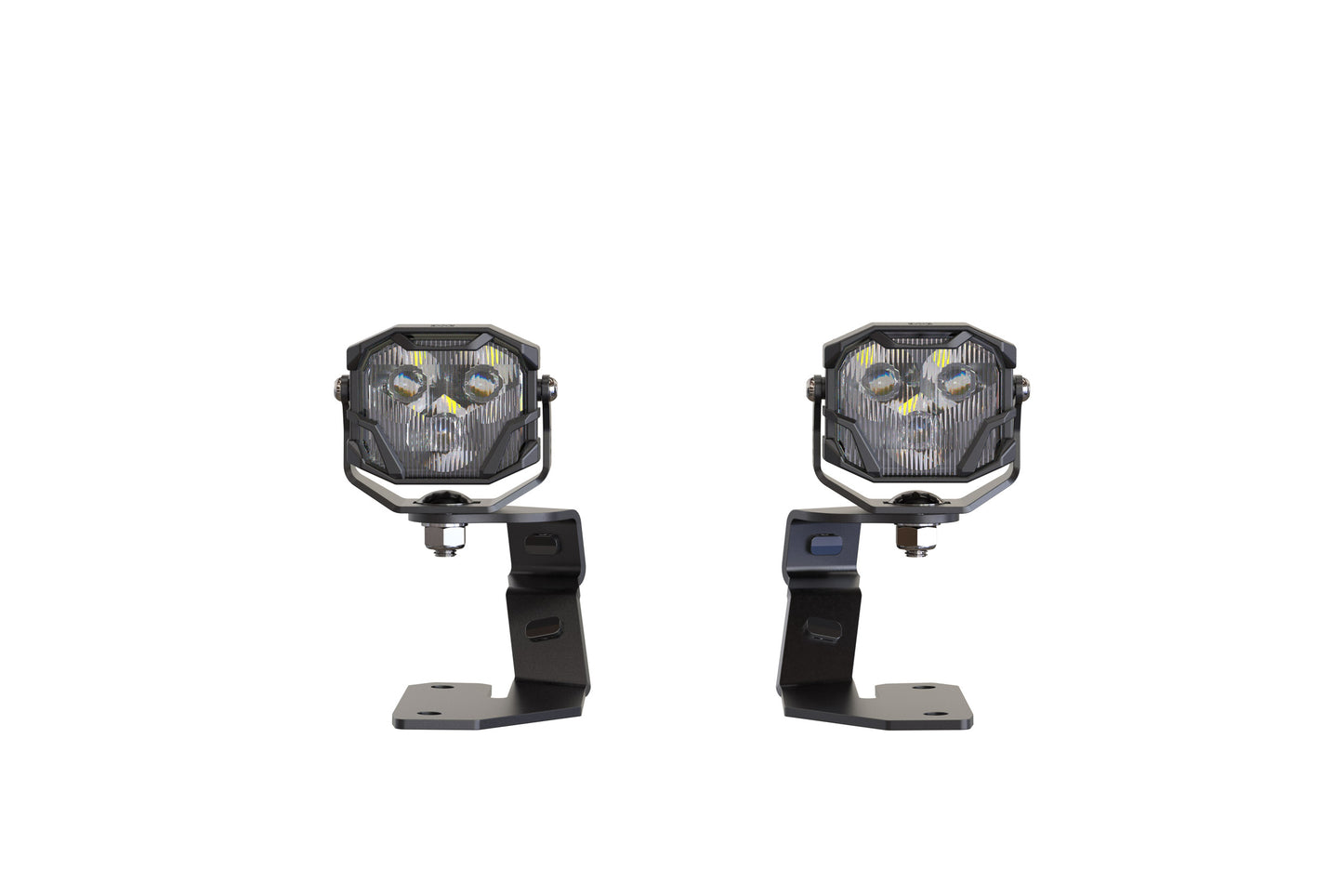 Morimoto 4Banger Ditch Light Kit: 03-10 Cayenne (NCS Yellow Flood Beam) - Off Road - Veh. Spec (Image 2 of 6)