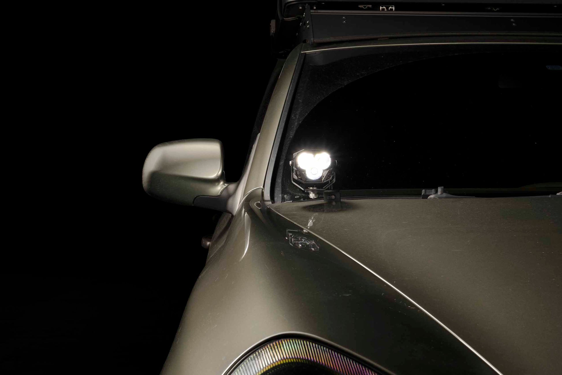 Morimoto 4Banger Ditch Light Kit: 03-10 Cayenne (NCS Yellow Flood Beam) - Off Road - Veh. Spec (Image 5 of 6)
