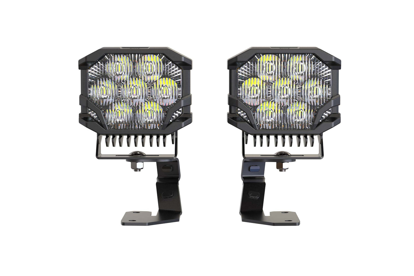 Morimoto BigBanger Ditch Light Kit: 03-10 Cayenne (NCS Yellow Spot Beam) - Off Road - Veh. Spec (Image 2 of 6)