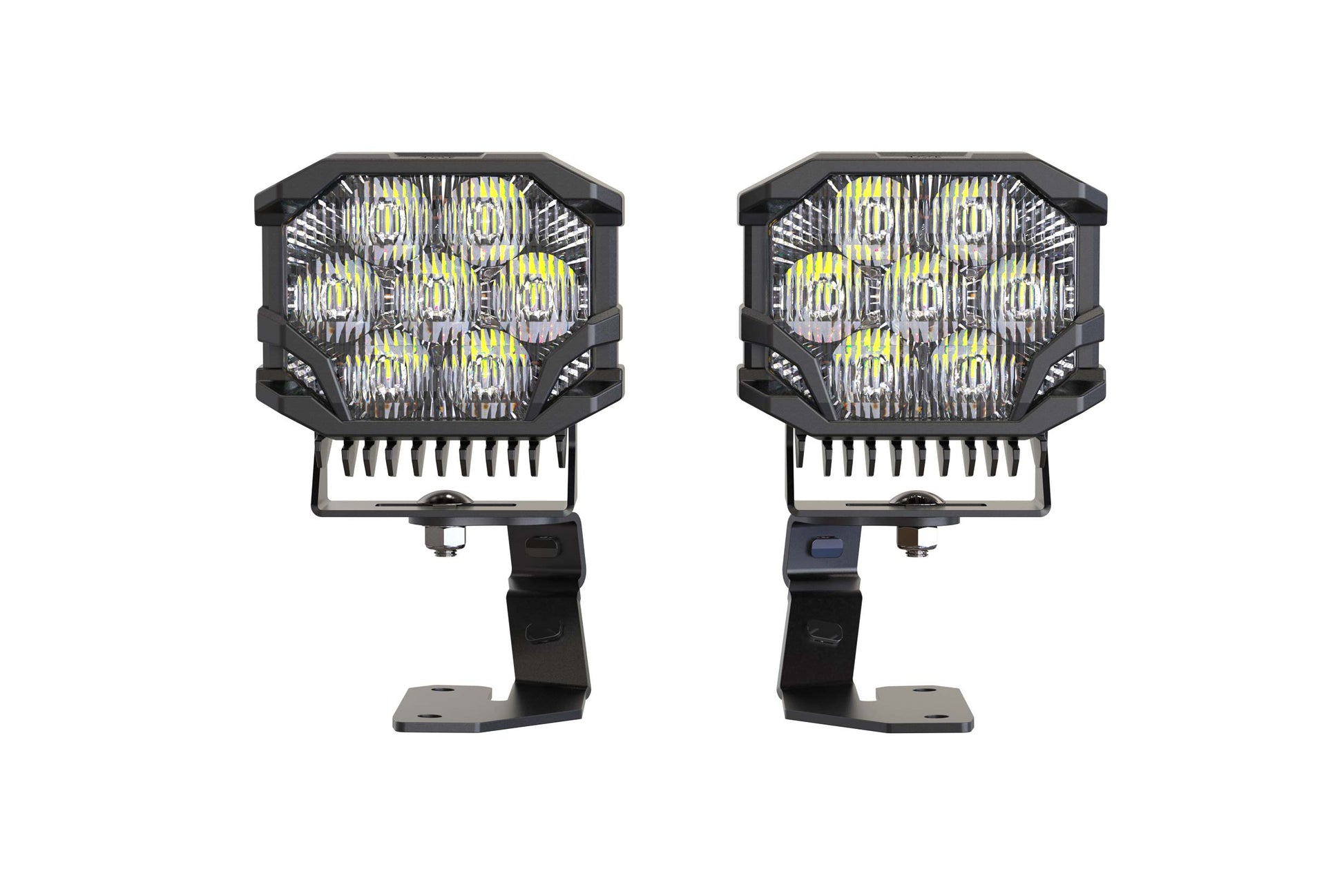 Morimoto BigBanger Ditch Light Kit: 03-10 Cayenne (NCS Yellow Spot Beam) - Off Road - Veh. Spec (Image 2 of 6)