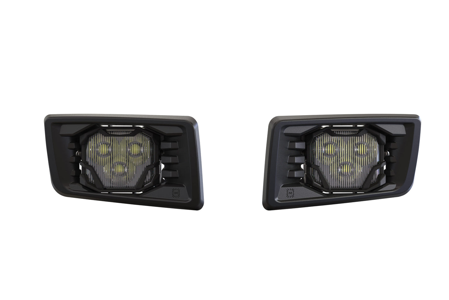 4Banger Fog Lights: GMC Yukon (10-20) (HXB White SAE Wide Beam) - Off Road - Veh. Spec (Image 2 of 6)