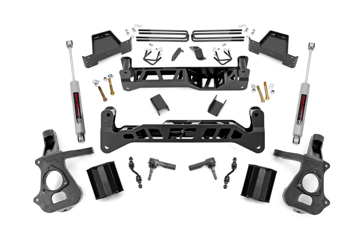 RC 7 Inch Lift Kit | Cast Steel | Vertex | Chevy/GMC 1500 (14-18 & Classic) (manufacturer page)