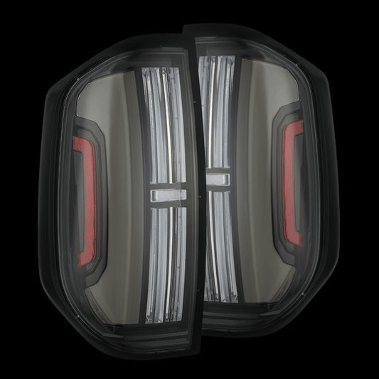 AlphaRex (NOVA-Series) 2014-2021 Toyota Tundra Prismatic LED Tail Lights - Black - Tail Lights (Image 1 of 6)
