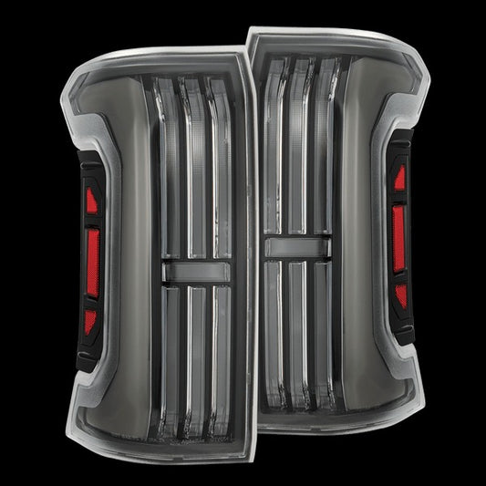 AlphaRex (NOVA-Series) 2024+ Toyota Tacoma Prismatic LED Tail Lights - Black - Tail Lights (Image 1 of 6)