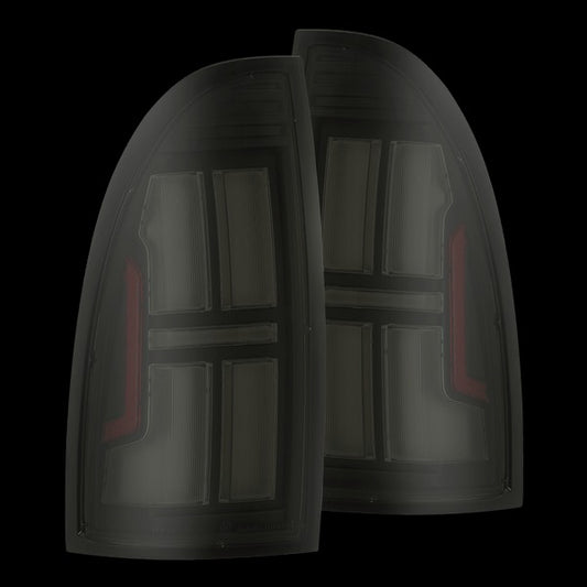 AlphaRex (NOVA-Series) 2005-2015 Toyota Tacoma Prismatic LED Tail Lights - Alpha-Black - Tail Lights (Image 1 of 6)