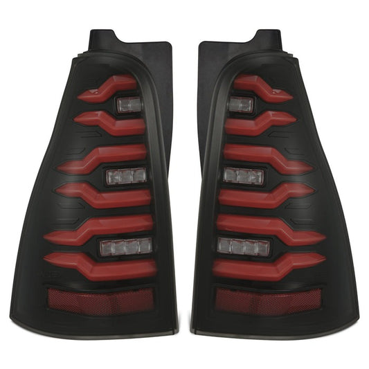 AlphaRex (LUXX-Series) 2003-2009 Toyota 4Runner LED Tail Lights - Black-Red - Tail Lights (Image 1 of 6)