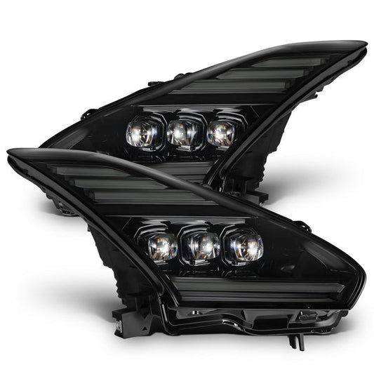 AlphaRex (NOVA-Series) 2009-2025 Nissan GT-R LED Projector Headlights - Alpha-Black - Headlights (Image 1 of 6)