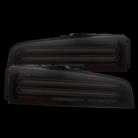 AlphaRex (NOVA-Series) 2023-2025 Nissan Z Twin-Loop Prismatic LED Tail Lights - Alpha-Black - Tail Lights (Image 1 of 6)