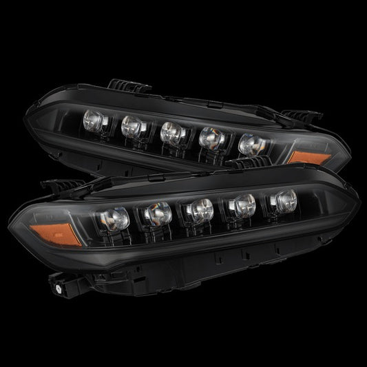 AlphaRex (NOVA-Series) 2022-2024 Honda Civic LED Projector Headlights - Alpha-Black - Headlights (Image 1 of 6)