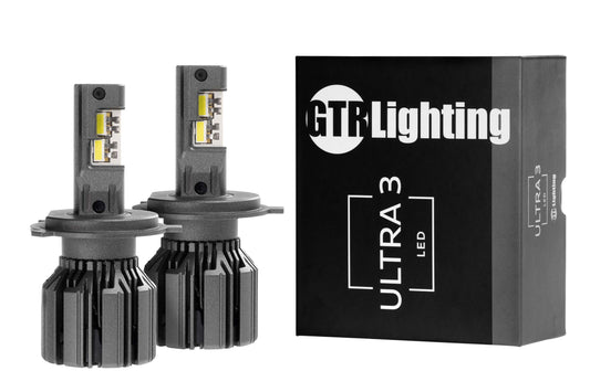 H4/9003: GTR Lighting Ultra 3 (Hi/Lo / Pair) - LED Low/High/Fog (Image 1 of 6)