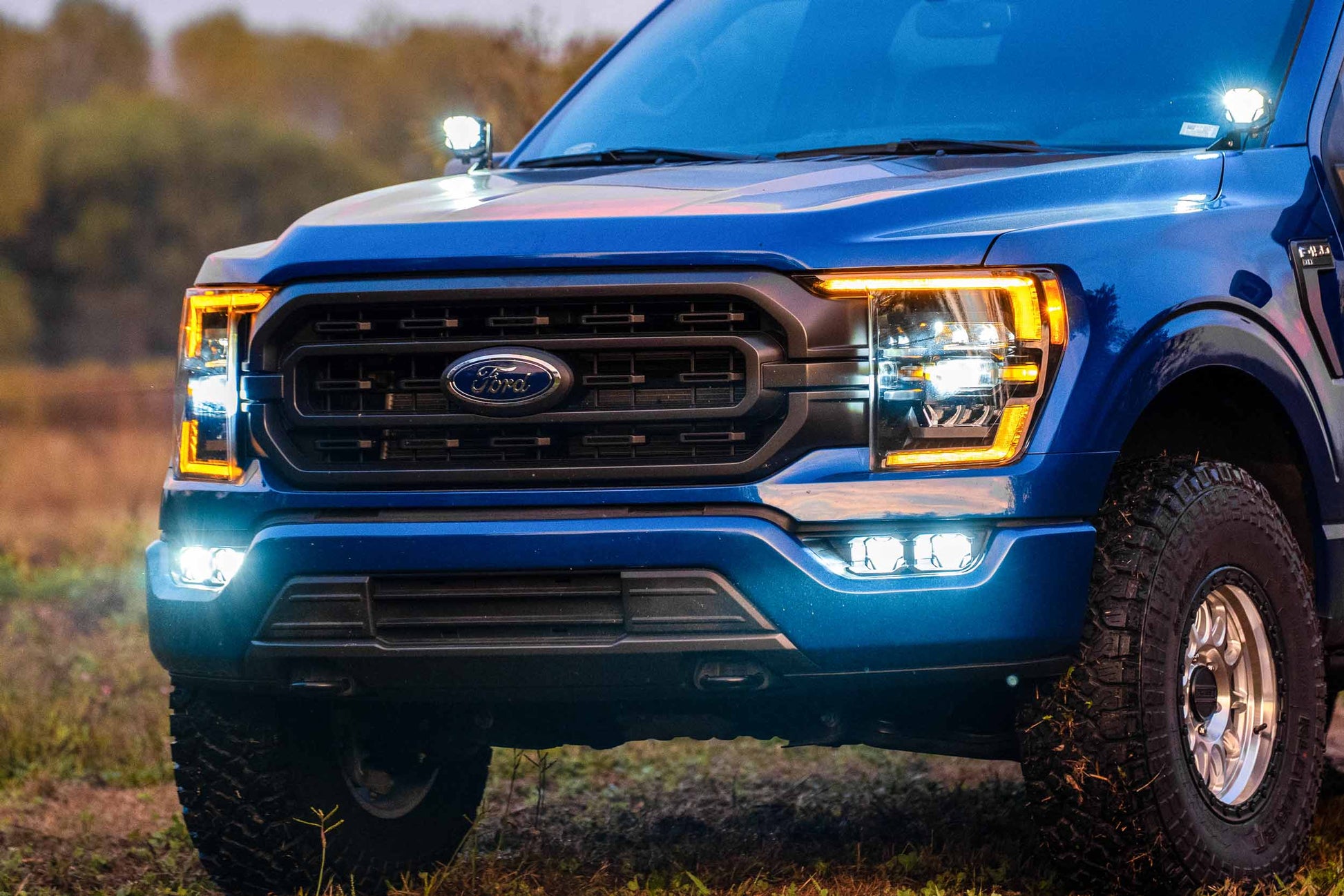 21-23 F-150 OE Halogen 4Banger Fog Light Kit: HXB White - Off Road - Veh. Spec (Image 5 of 6)