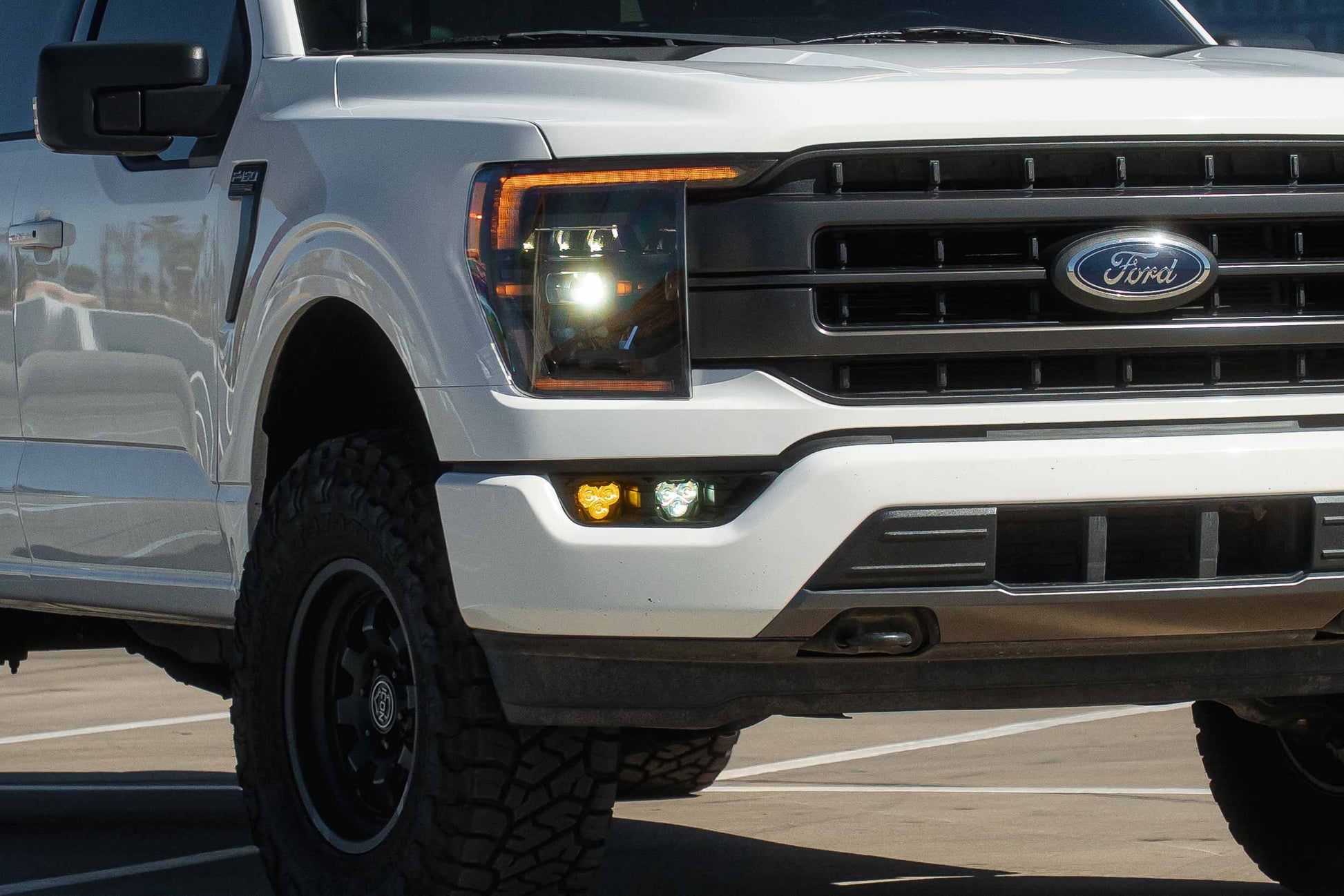 21-23 F-150 OE LED 4Banger Fog Light Kit: NCS Dual Color - Off Road - Veh. Spec (Image 4 of 6)