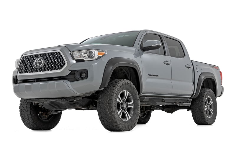 RC Sport Fender Flares | 218 Midnight Black Metallic | Toyota Tacoma (16-23) (manufacturer page)
