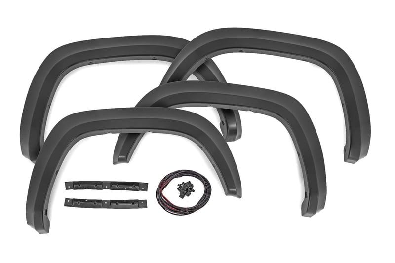 RC Sport Fender Flares | 218 Midnight Black Metallic | Toyota Tacoma (16-23) (manufacturer page)