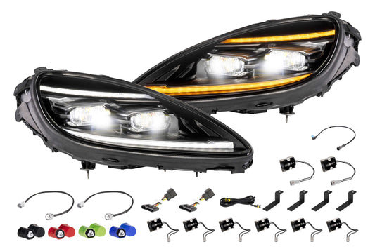 XB Evo Headlights: 05-13 Corvette C6 (Set) - Headlights (Image 1 of 6)