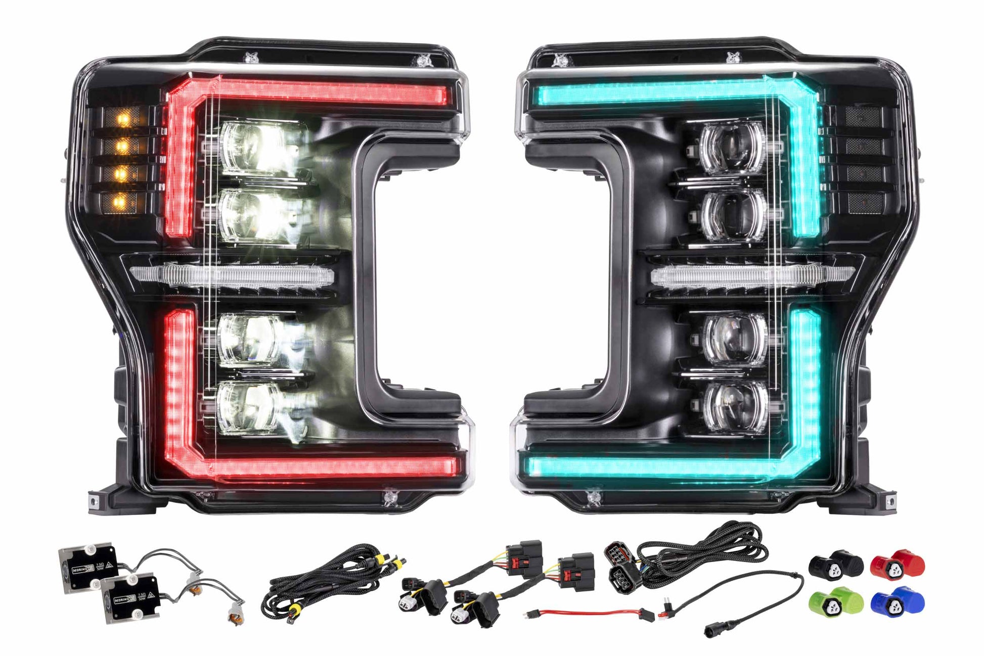 XRGB Evo Headlights: 17-19 Super Duty (Set) - Headlights (Image 1 of 6)