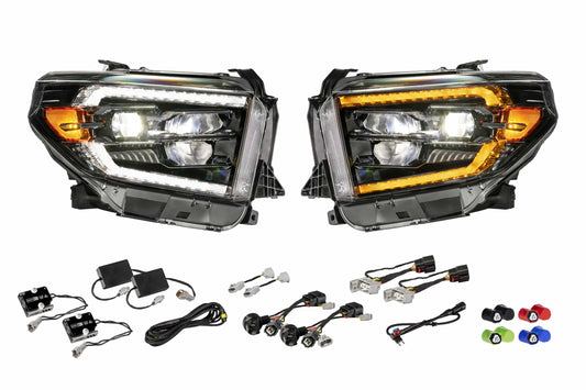 XB Evo Headlights: 14-21 Toyota Tundra (Set) - Headlights (Image 1 of 6)