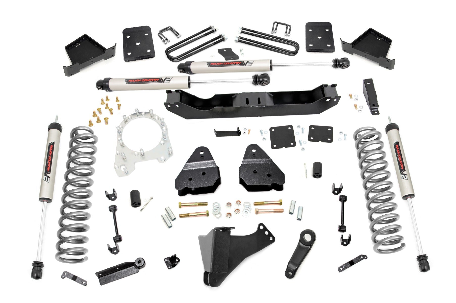 4.5 Inch Lift Kit | V2 Shocks | Ford F-250/F-350 Super Duty 4WD (2017-2022) - Susp Lift Kits 4wd (Image 1 of 6)