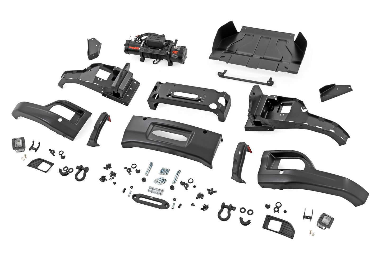 Front FXS Bumper | 12000S | GB8 Mosaic Black | Chevy Silverado 1500 (23-26) - Bumpers (Image 6 of 6)