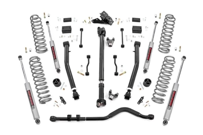 RC 3.5 Inch Lift Kit | Adj Lower | FR D/S | M1 | Jeep Wrangler Unlimited Rubicon (18-23) (manufacturer page)
