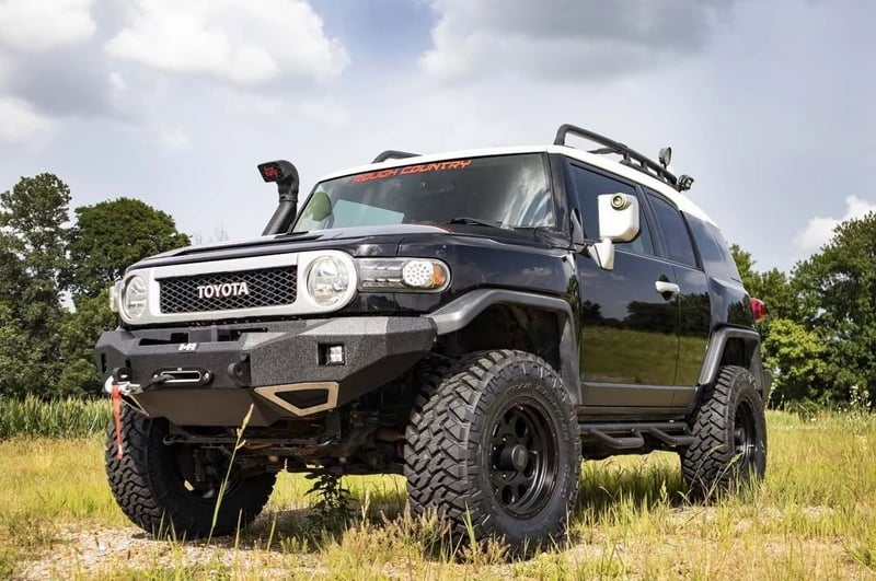 RC 3 Inch Lift Kit | Red Spacers | Toyota 4Runner (03-09)/FJ Cruiser (07-14) (manufacturer page)