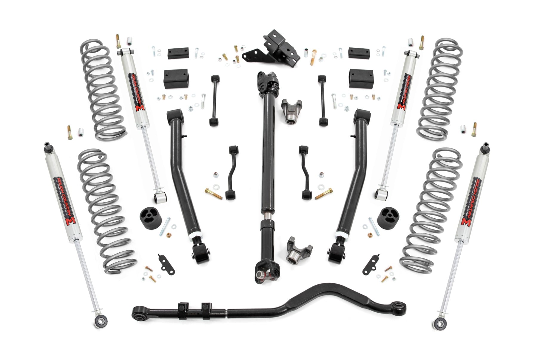 3.5 Inch Lift Kit | Adj Lower | FR D/S | M1 | Jeep Wrangler Unlimited Rubicon (18-23) - Susp Lift Kits 4wd (Image 1 of 6)