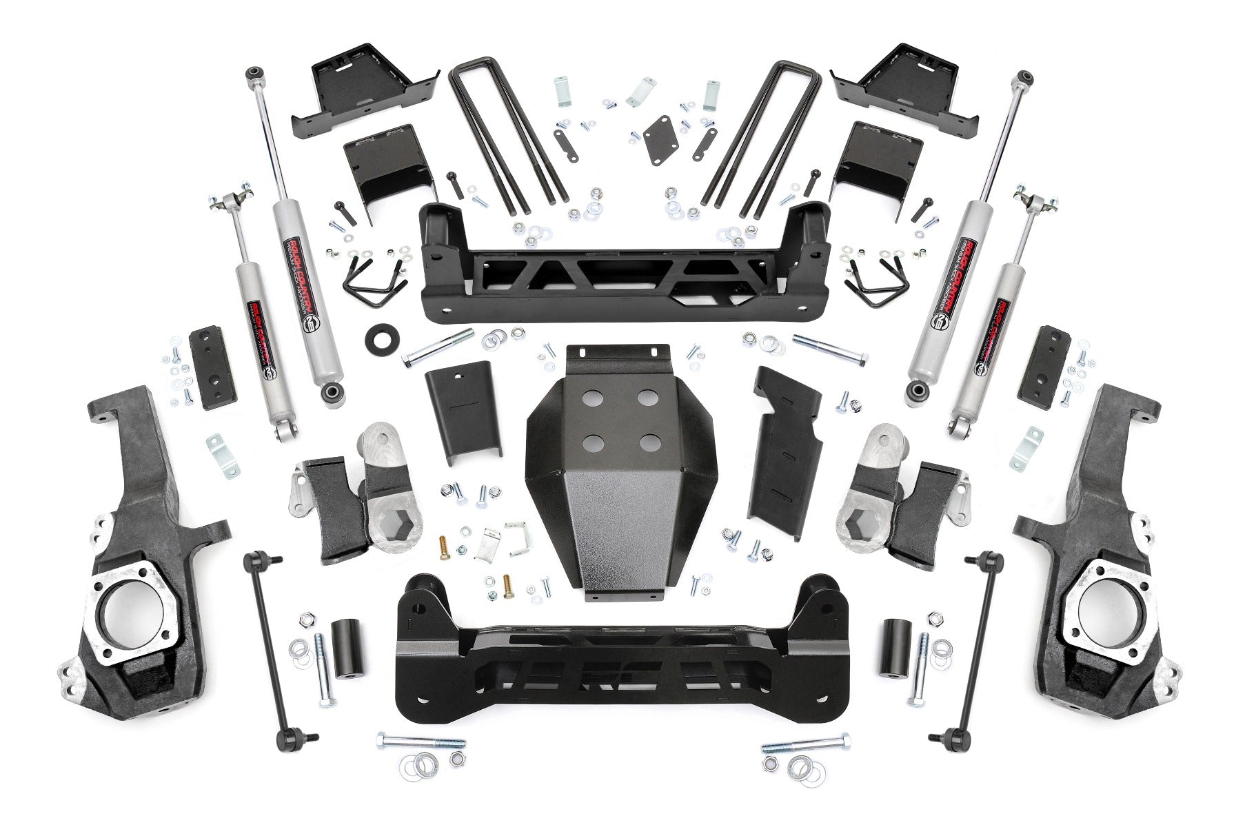 RC 7 Inch Lift Kit | NTD | Vertex Shocks | w/ Overloads | Chevy/GMC 2500HD/3500HD (20-26) (manufacturer page)