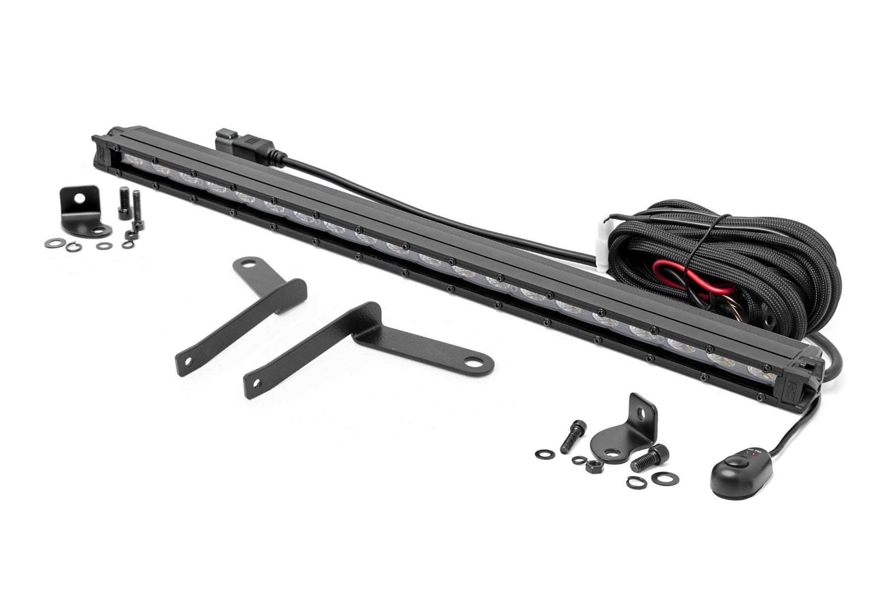 LED Light Kit | Bumper Mount | 20" Black Slim Line | Toyota Tundra (22-26) - Lighting & Acc (Image 2 of 6)