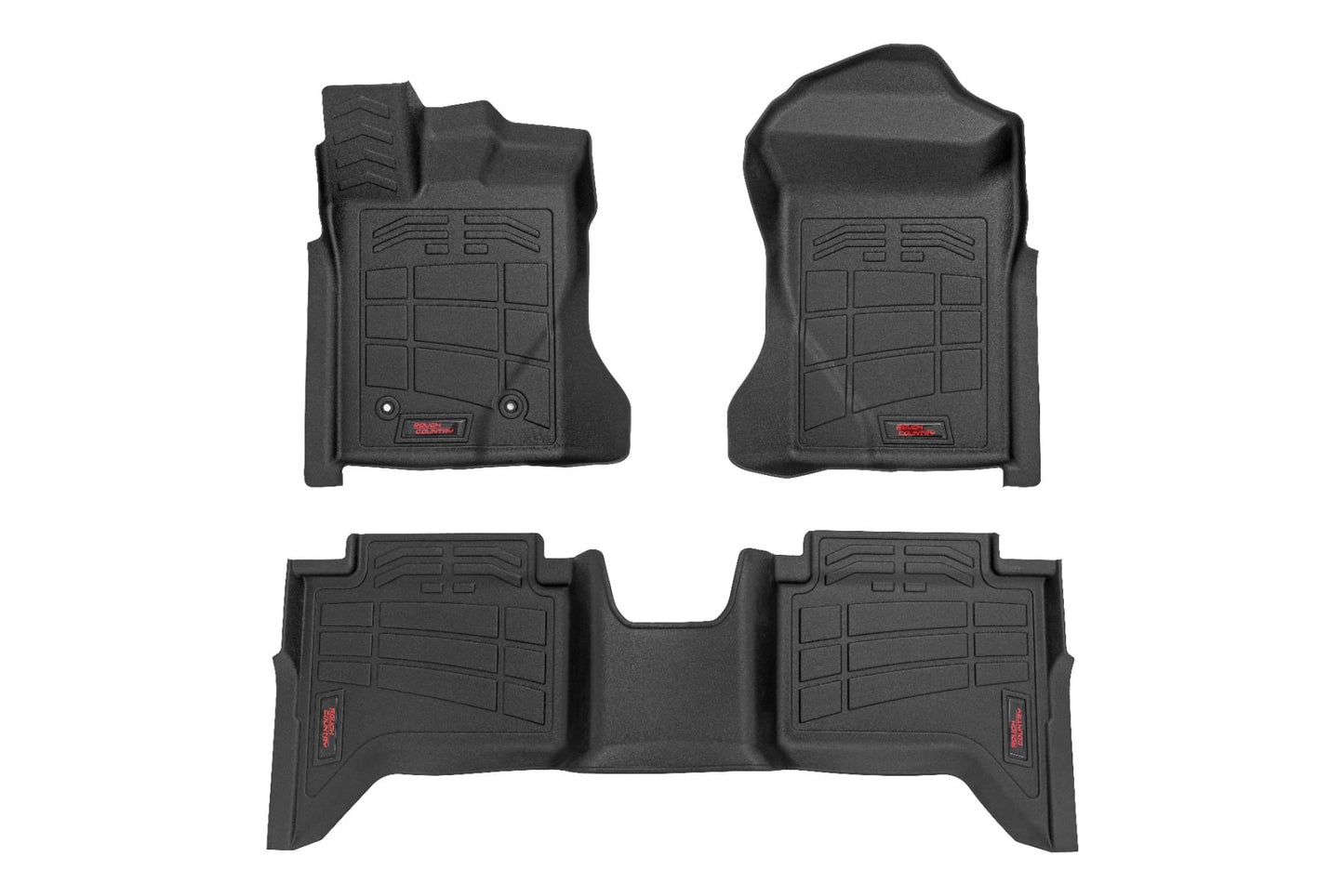 Sure-Fit Floor Mats | Front & Rear | Crew | Ford Ranger 2WD/4WD (2024-2026) - Interior & Mats (Image 1 of 4)
