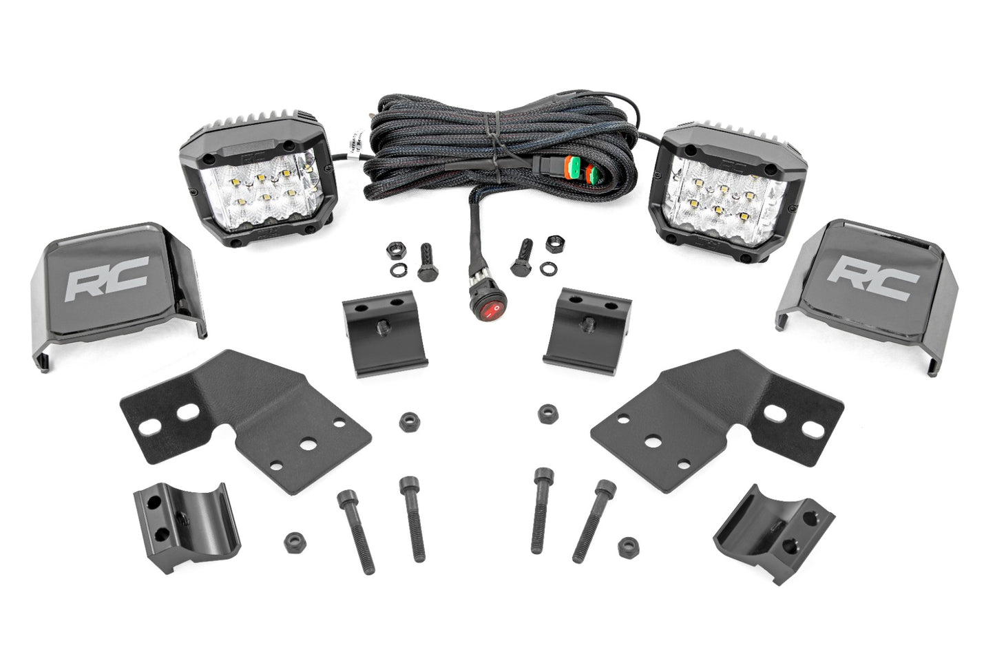 LED Light Kit | Front Mount | 3" Chrome Pair | Wide Angle | Polaris XPEDITION ADV 5 - Lighting & Acc (Image 1 of 6)
