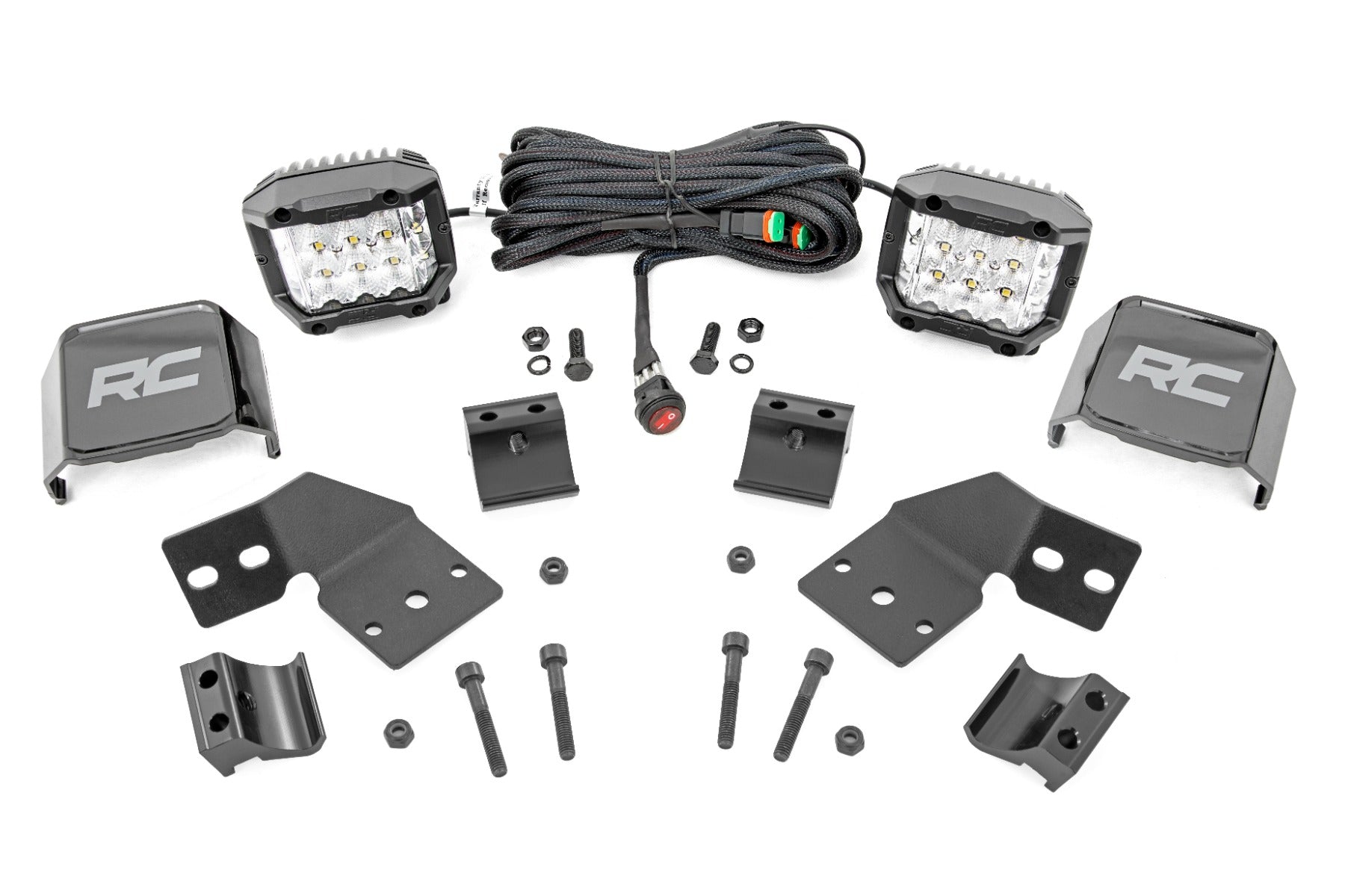 LED Light Kit | Front Mount | 3" Chrome Pair | Wide Angle | Polaris XPEDITION ADV 5 - Lighting & Acc (Image 1 of 6)