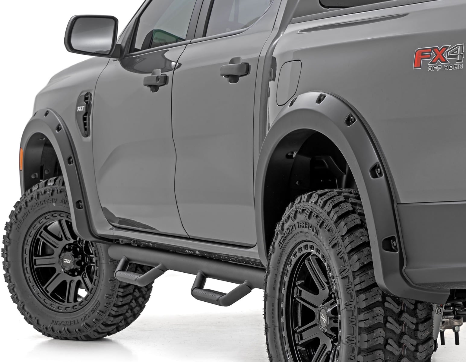 RC Pocket Fender Flares | E7 Velocity Blue | Ford Ranger 2WD/4WD (2024-2026) (manufacturer page)