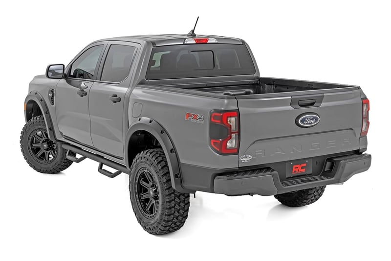 RC Pocket Fender Flares | E7 Velocity Blue | Ford Ranger 2WD/4WD (2024-2026) (manufacturer page)
