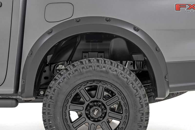 RC Pocket Fender Flares | E7 Velocity Blue | Ford Ranger 2WD/4WD (2024-2026) (manufacturer page)