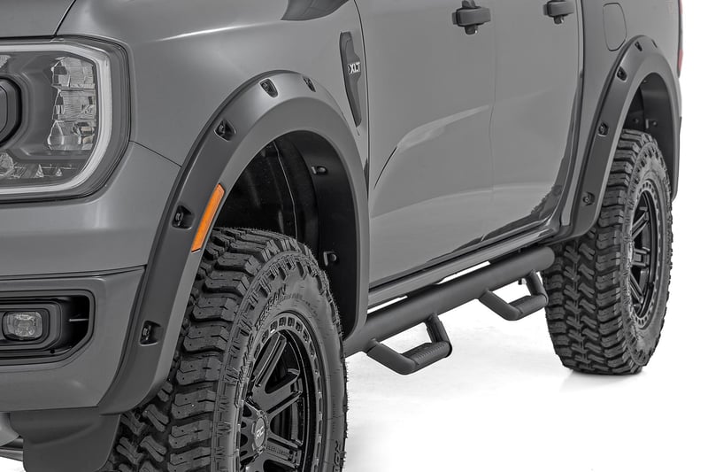 RC Pocket Fender Flares | E7 Velocity Blue | Ford Ranger 2WD/4WD (2024-2026) (manufacturer page)