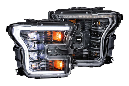 XB LED Headlights: Ford F-150 (15-17 / White DRL / Set) - Headlights (Image 1 of 6)