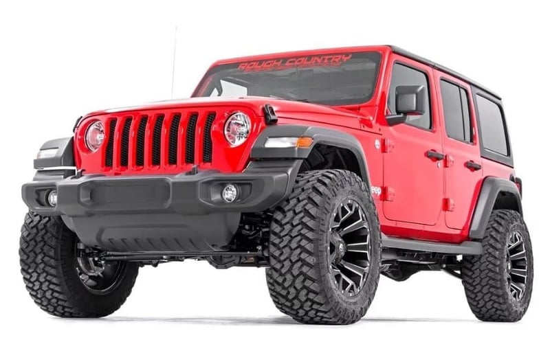 RC 2.5 Inch Lift Kit | Coils | Jeep Wrangler Unlimited Rubicon 4WD (2018-2023) (manufacturer page)