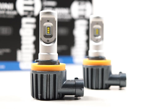 H11/H9/H8: GTR CSP Mini LED Bulb (Pair) - LED Low/High/Fog (Image 1 of 2)