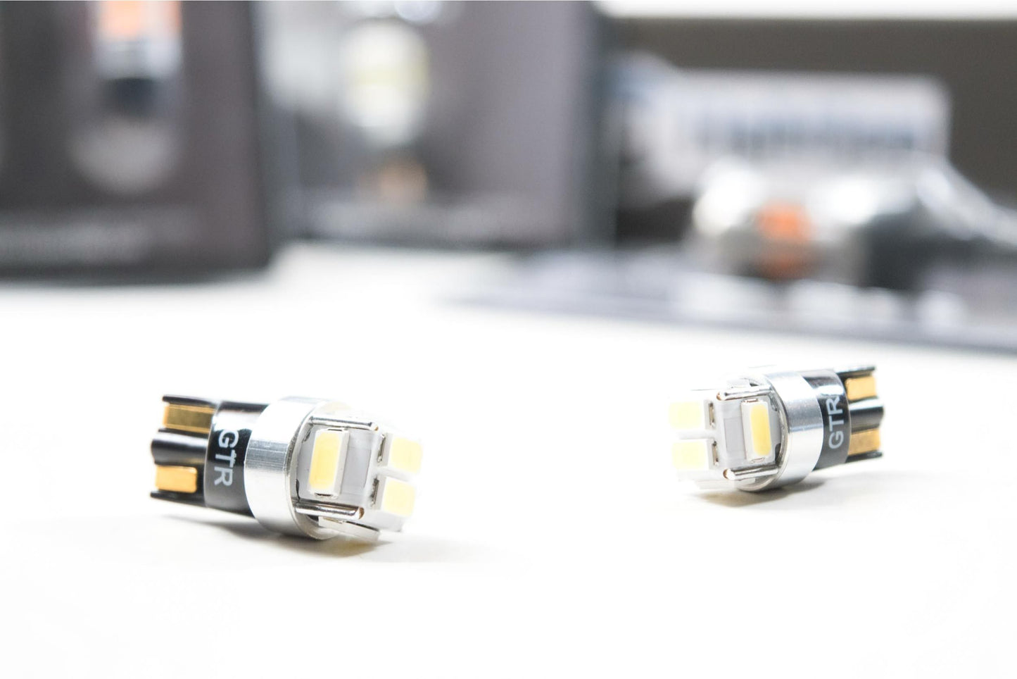 T10/194: GTR 6-Chip Canbus LED (White / Pair) - Signal/Brake/Interior (Image 2 of 3)