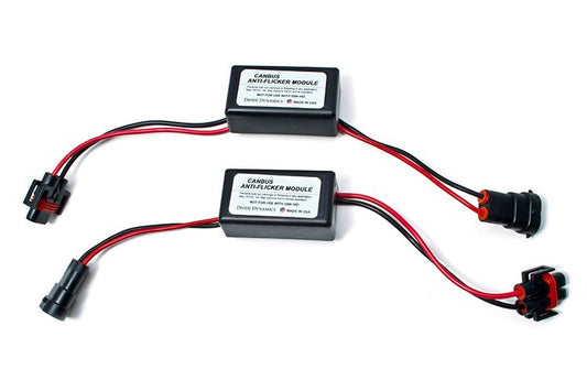 DD LED Anti-Flicker Modules: 9005/9006/9012 (Set) - Relay Harnesses