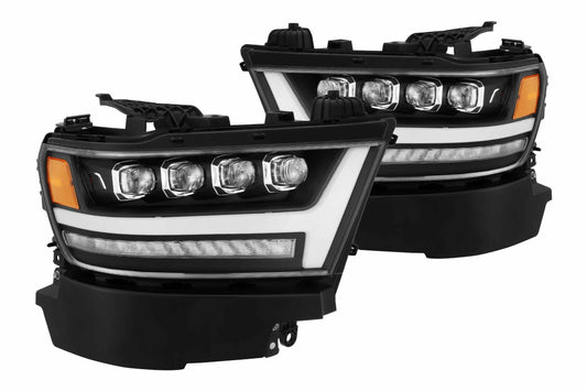 ARex Nova LED Headlights: Dodge Ram 1500 (19-24) - Black (Set) - Headlights (Image 1 of 6)